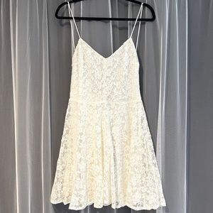 ZARA - Low Back Lace Mini Dress New w/ Tag